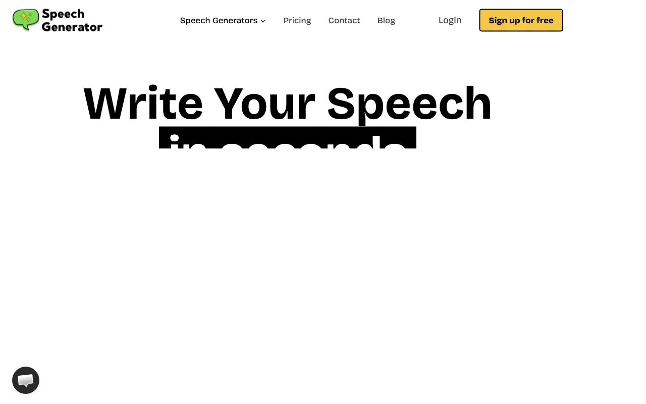 AI Speech Generator — preview screenshot