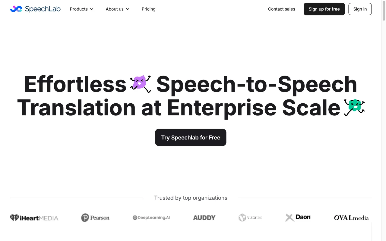Speechlab — preview screenshot