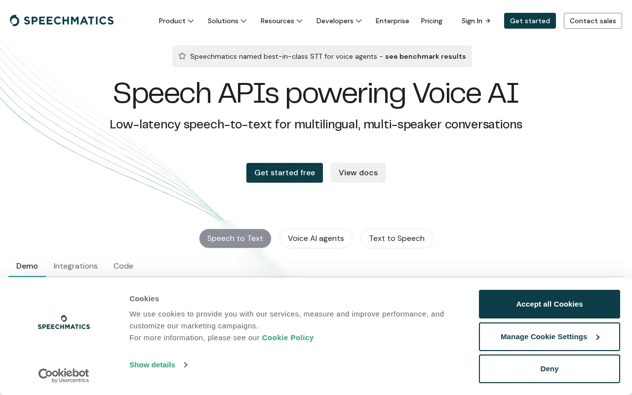 Speechmatics — preview screenshot