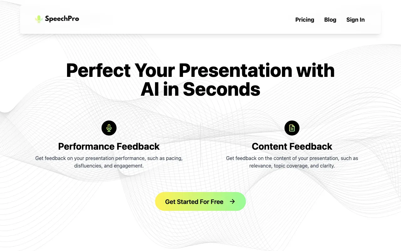 SpeechPro — preview screenshot