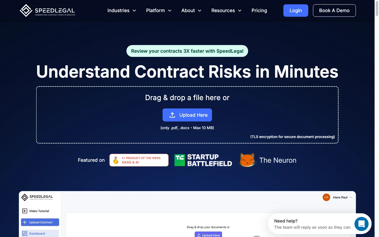 SpeedLegal — preview screenshot