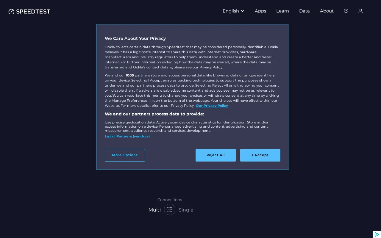 Speedtest.net — preview screenshot