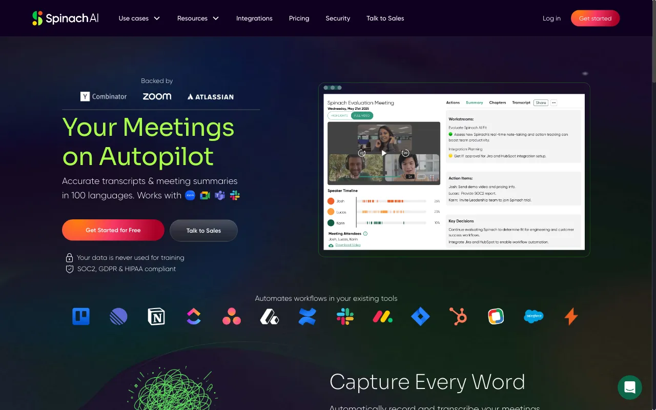 Spinach AI — preview screenshot