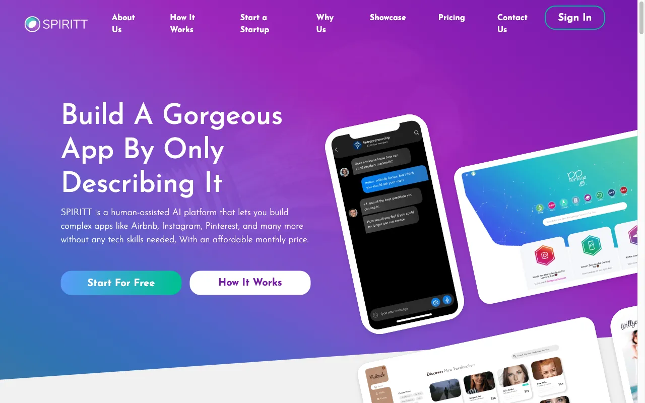 Spiritt — preview screenshot