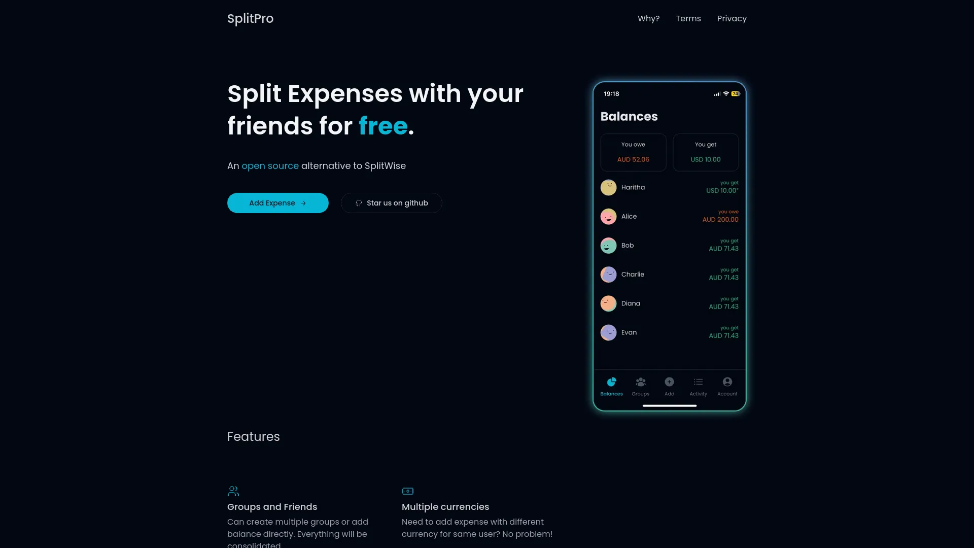 Splitpro — preview screenshot