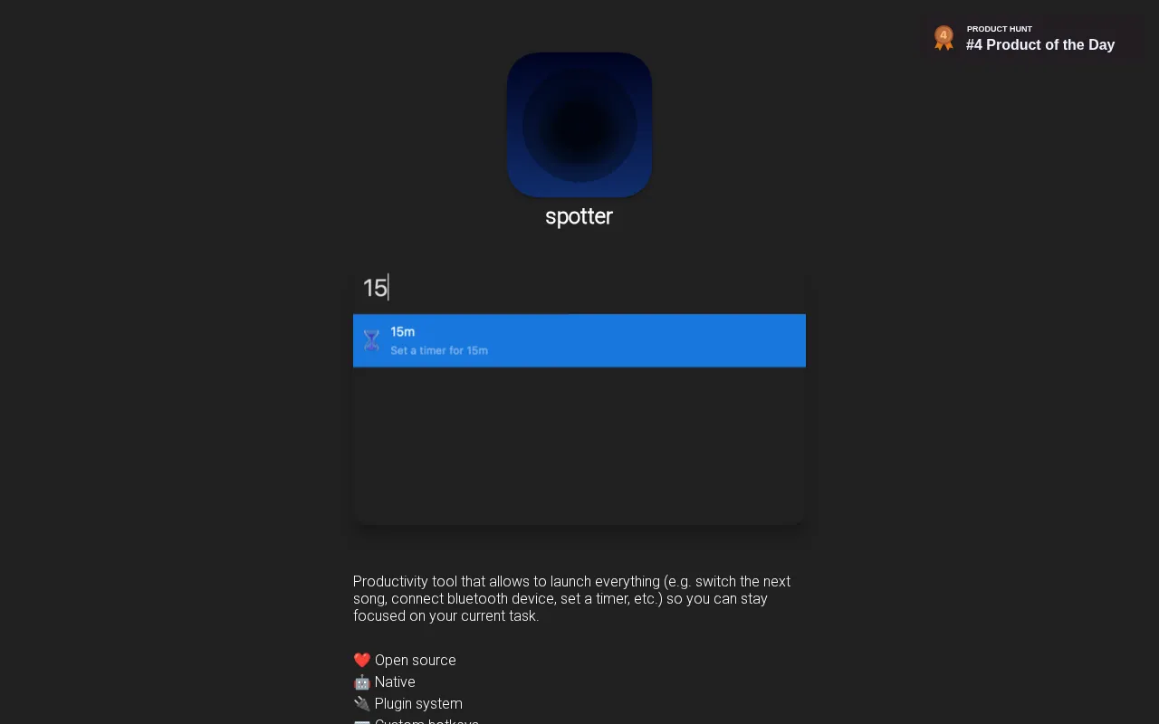 Spotter — preview screenshot