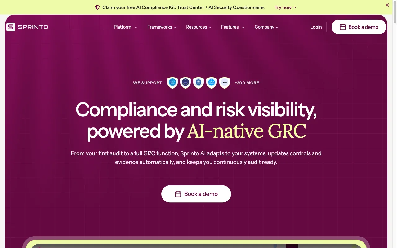 Sprinto — preview screenshot