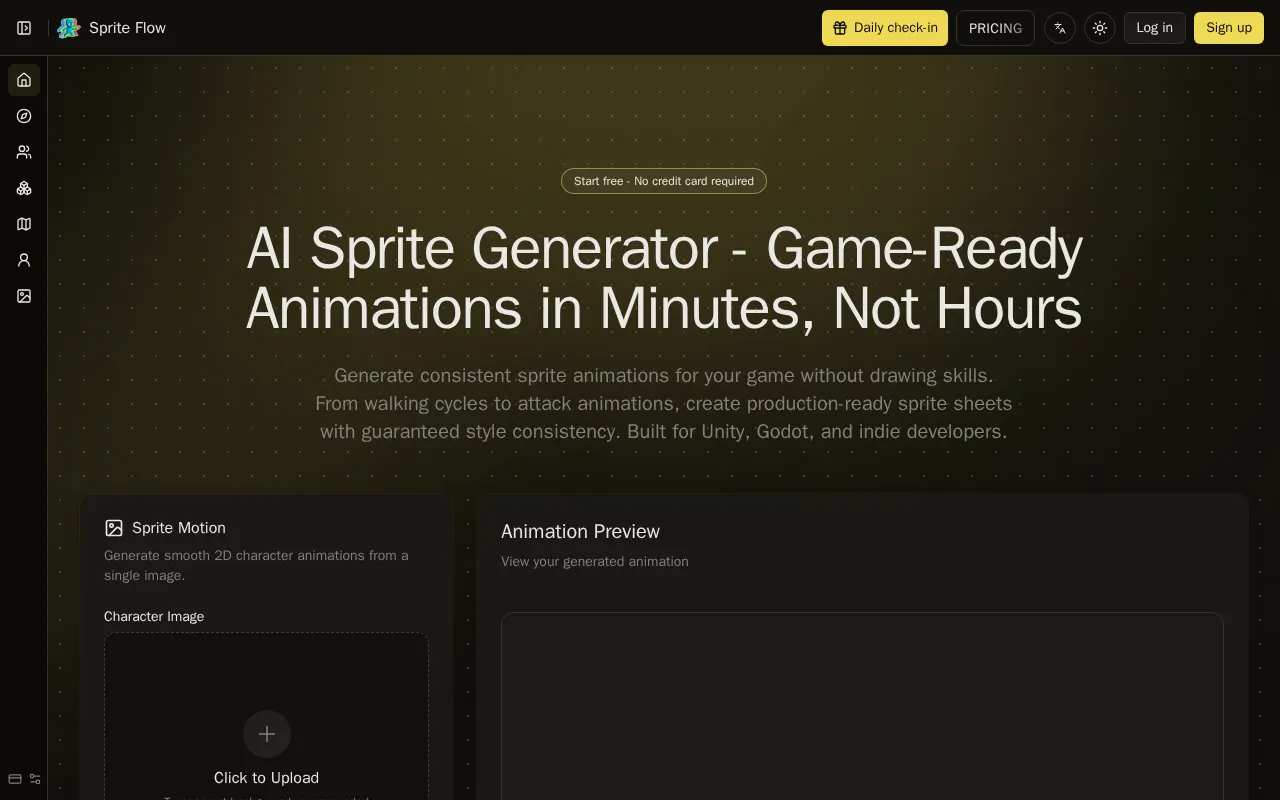 Sprite Flow — preview screenshot