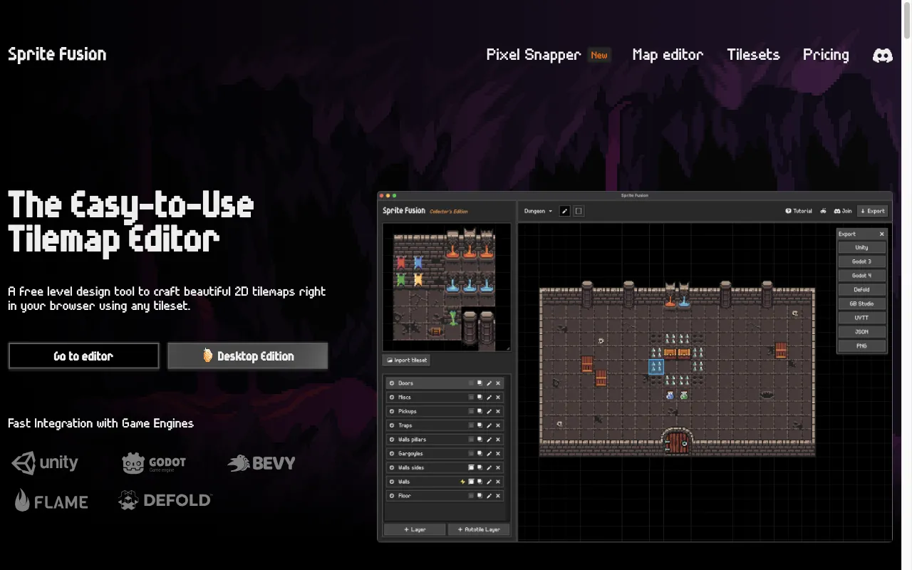 Sprite Fusion — preview screenshot