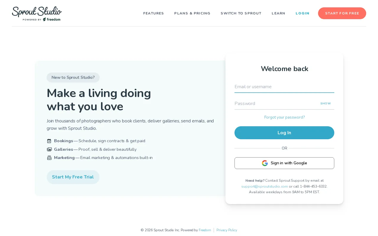 Sprout Studio — preview screenshot