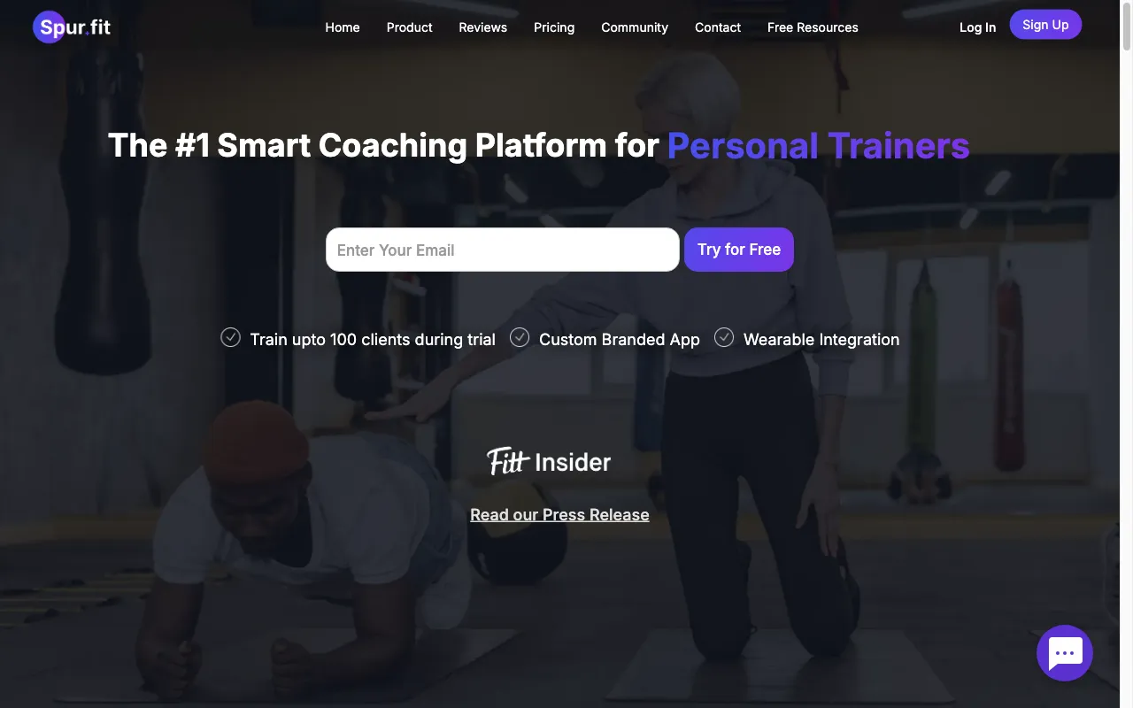 Spur.fit — preview screenshot