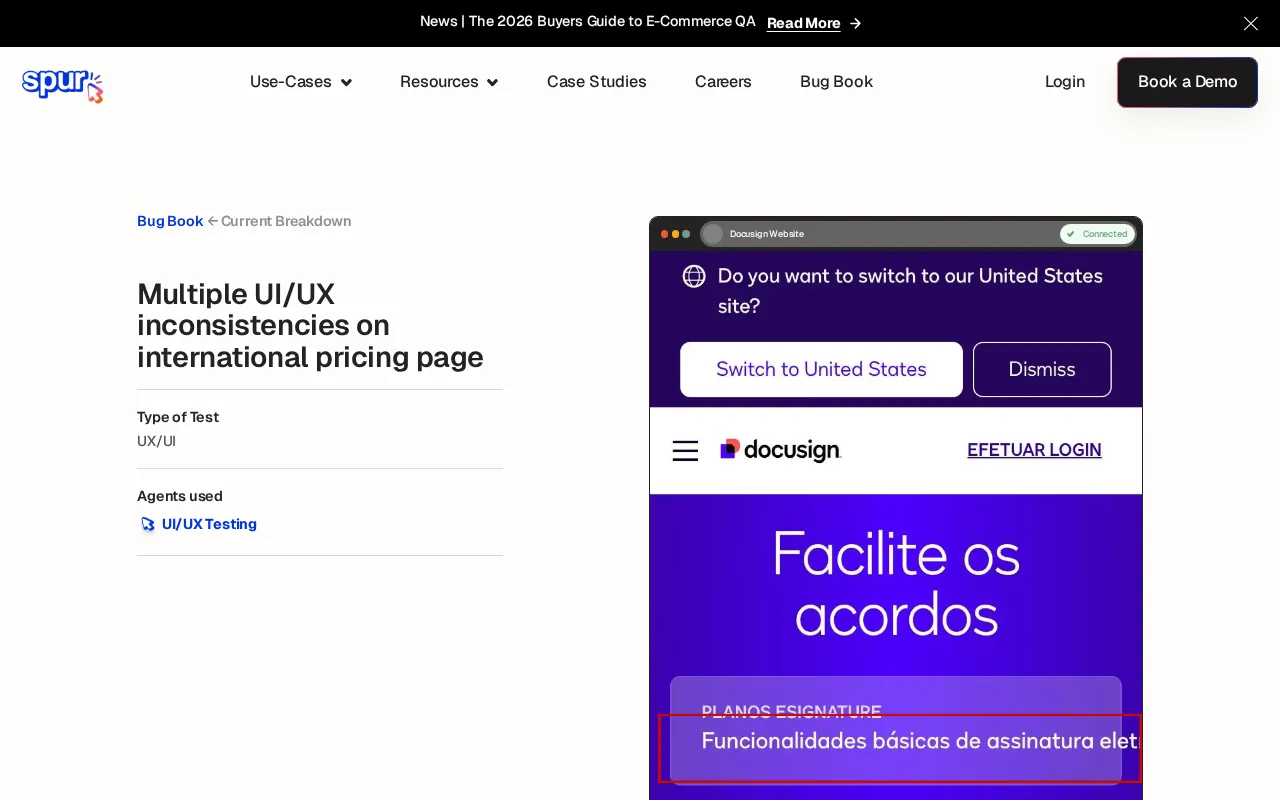 Spur — pricing page
