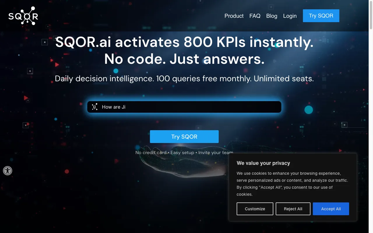 SQOR.ai — pricing page