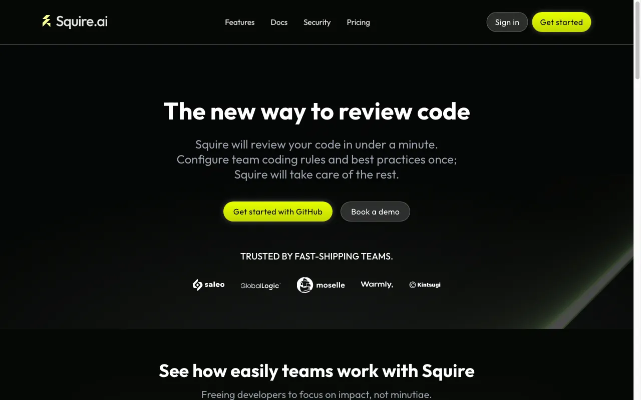 Squire AI — preview screenshot