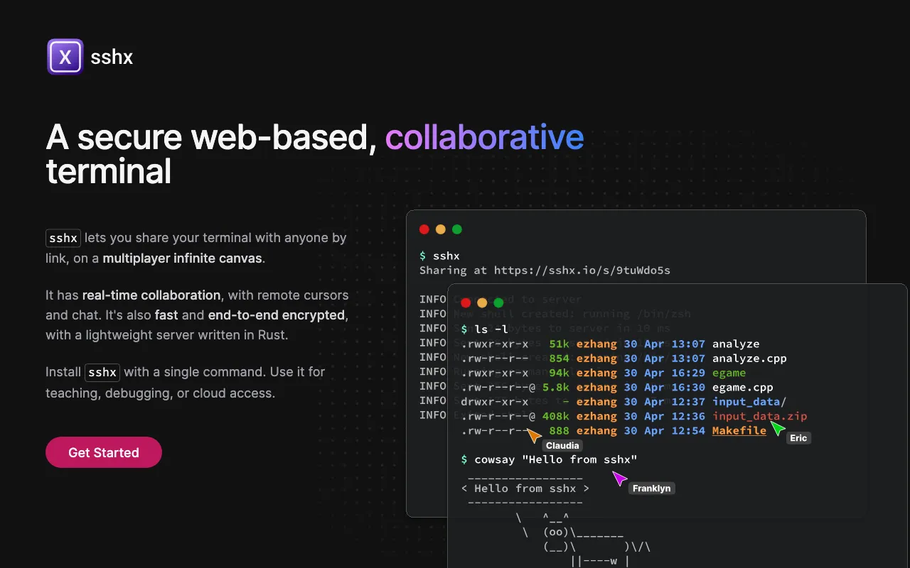 sshx — preview screenshot