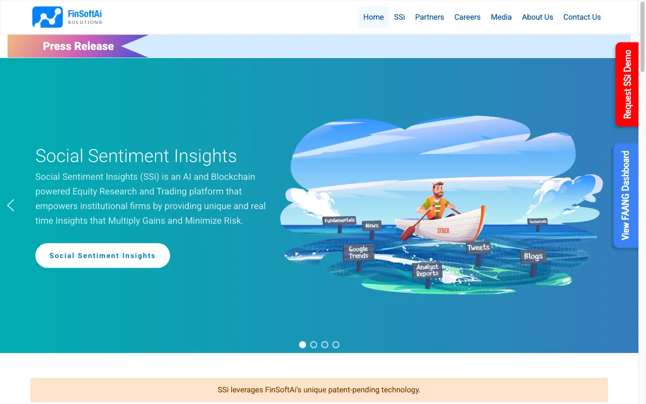 FinSoftAi - Social Sentiment Insights — preview screenshot