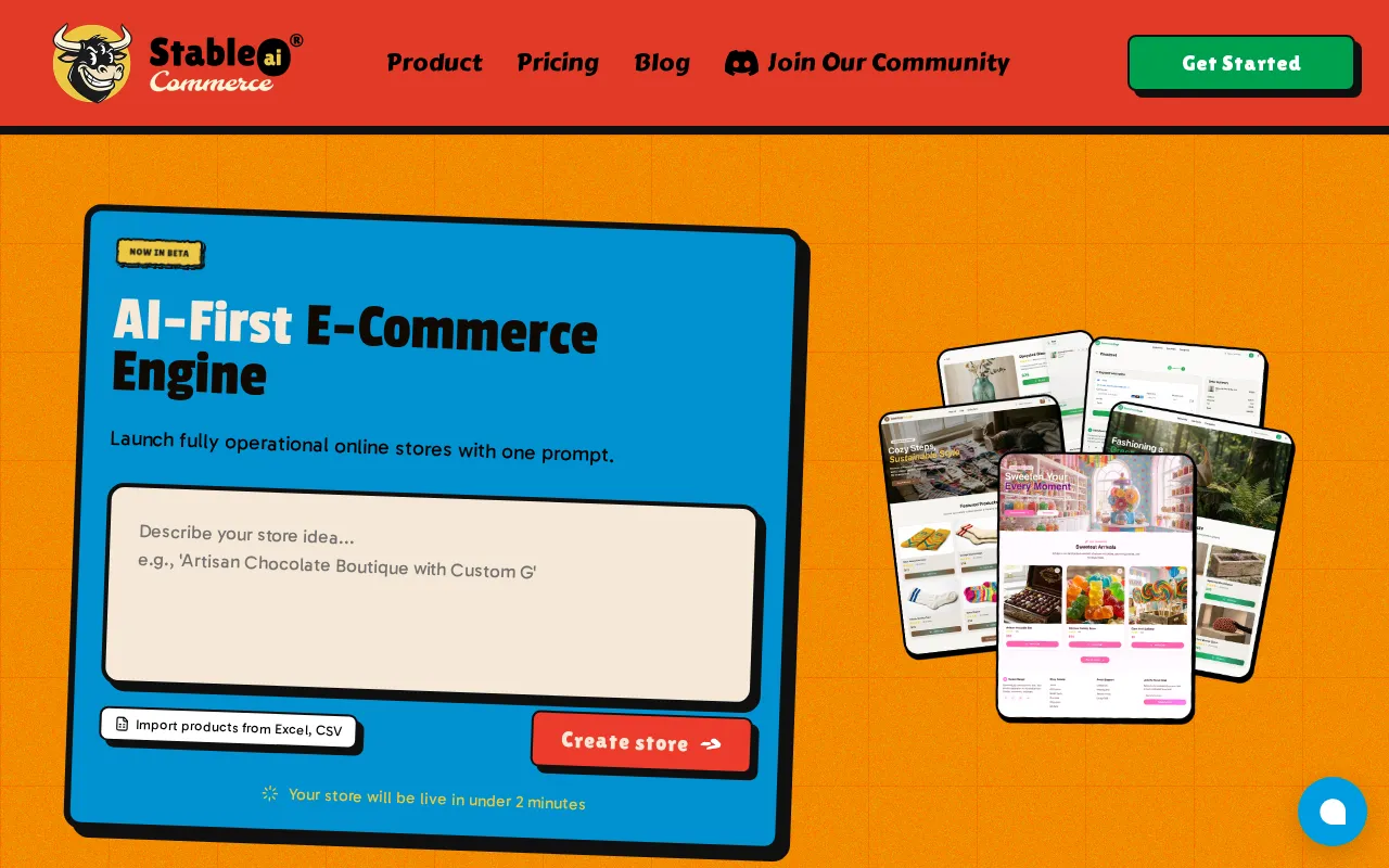 Stable Commerce — preview screenshot
