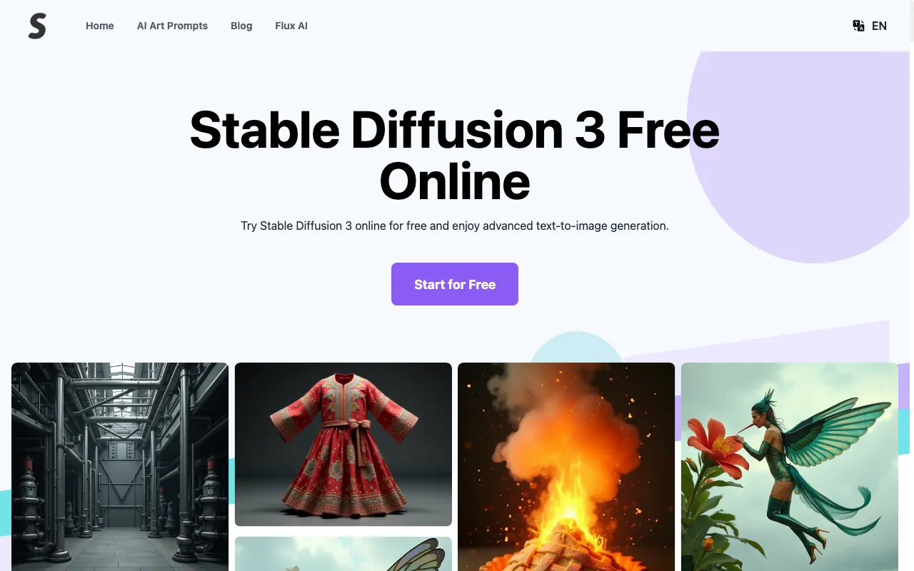 stablediffusion3.net — preview screenshot