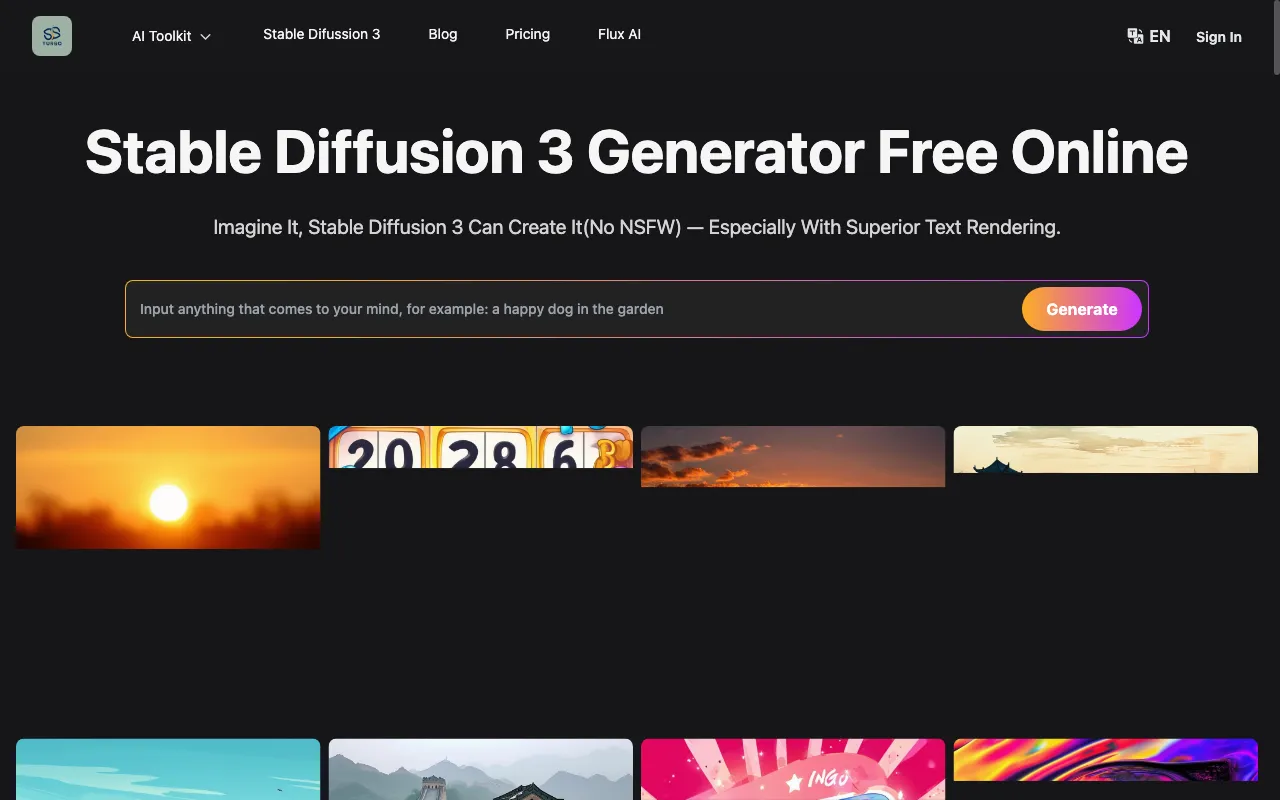 SDXLTurbo.ai — preview screenshot