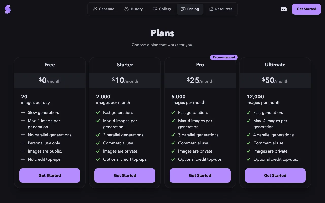 Stablecog — pricing page