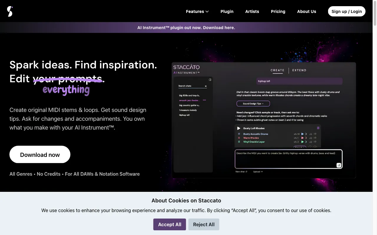 Staccato — preview screenshot