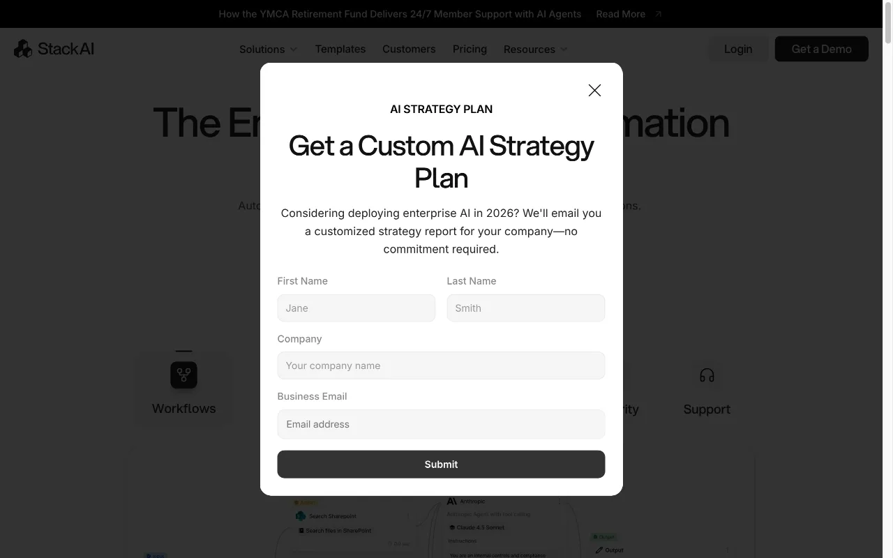 Stack AI — preview screenshot