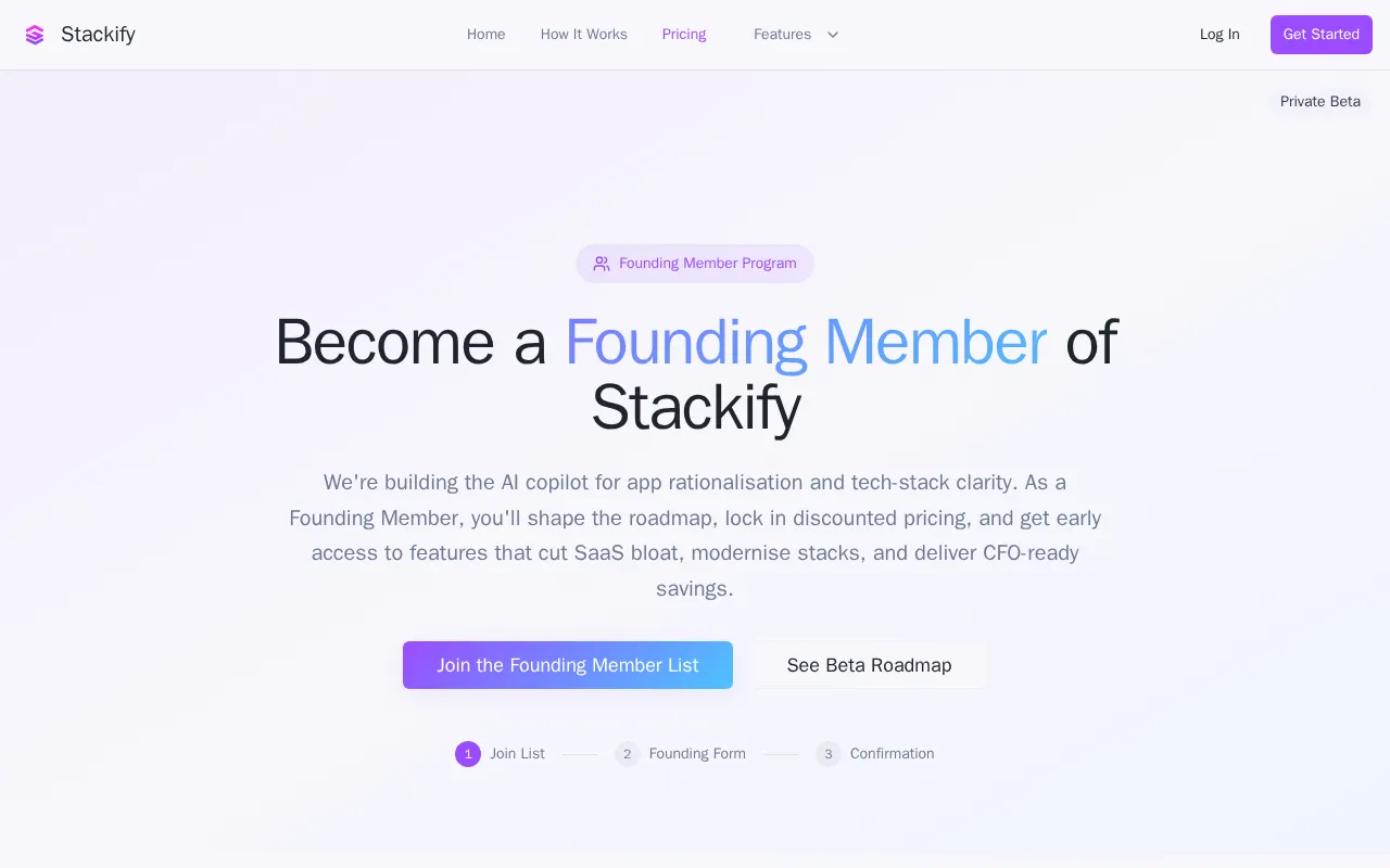 Stackify — pricing page
