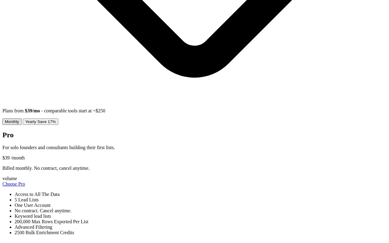 Stackscan — pricing page