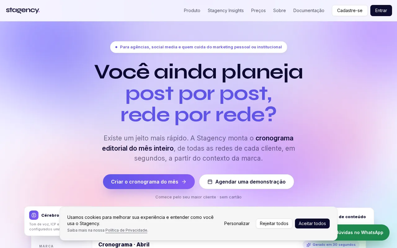 Stagency — preview screenshot
