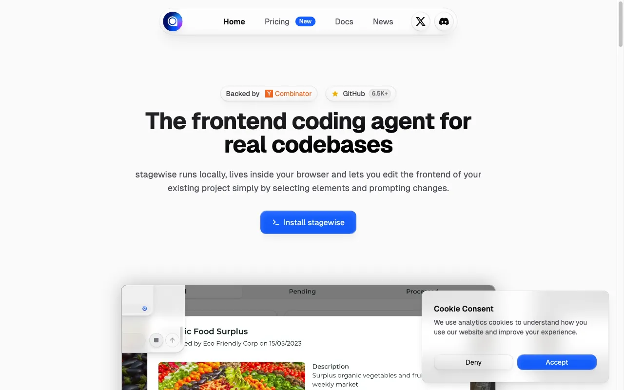 stagewise — preview screenshot