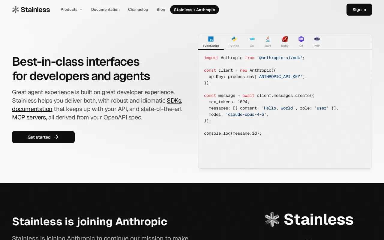 Stainless — preview screenshot