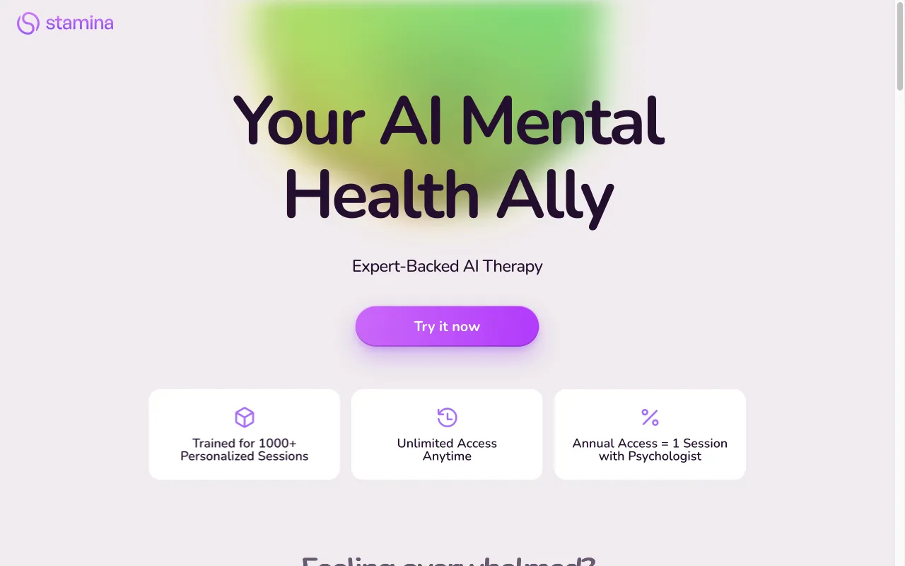Stamina AI — preview screenshot