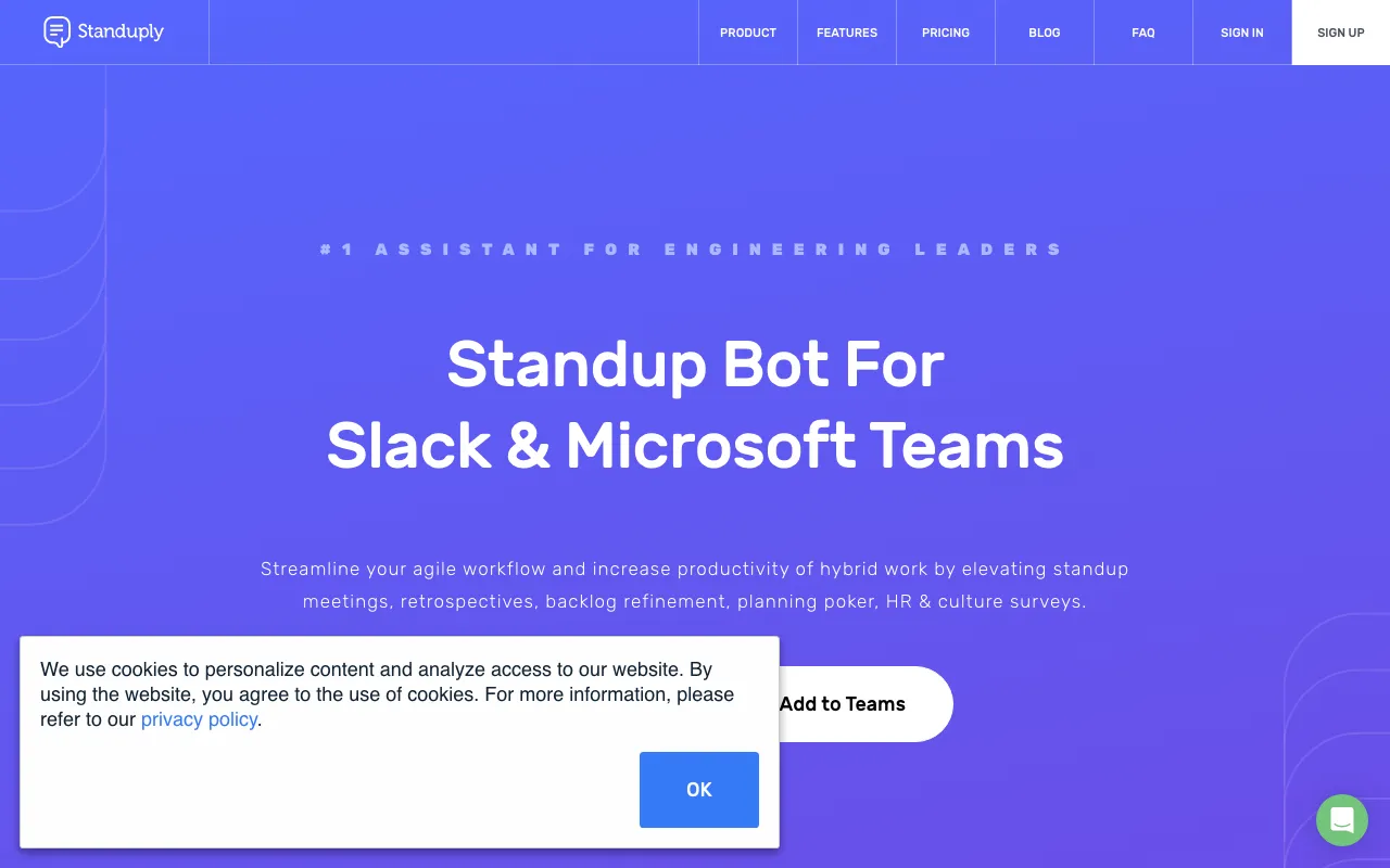 Standuply — preview screenshot