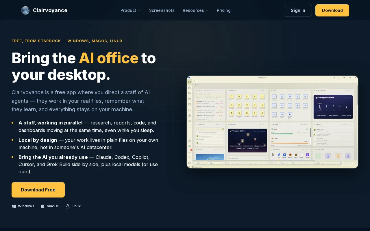 Clairvoyance — preview screenshot