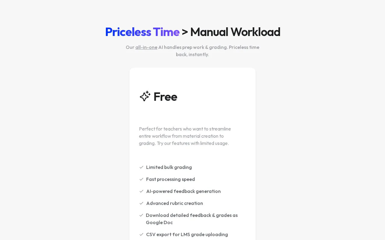 Stargrader — pricing page