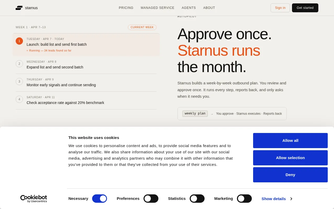 Starnus — preview screenshot