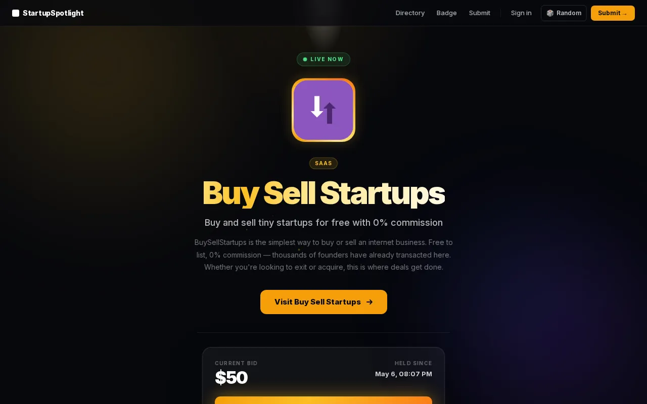 Startup Spotlight — preview screenshot
