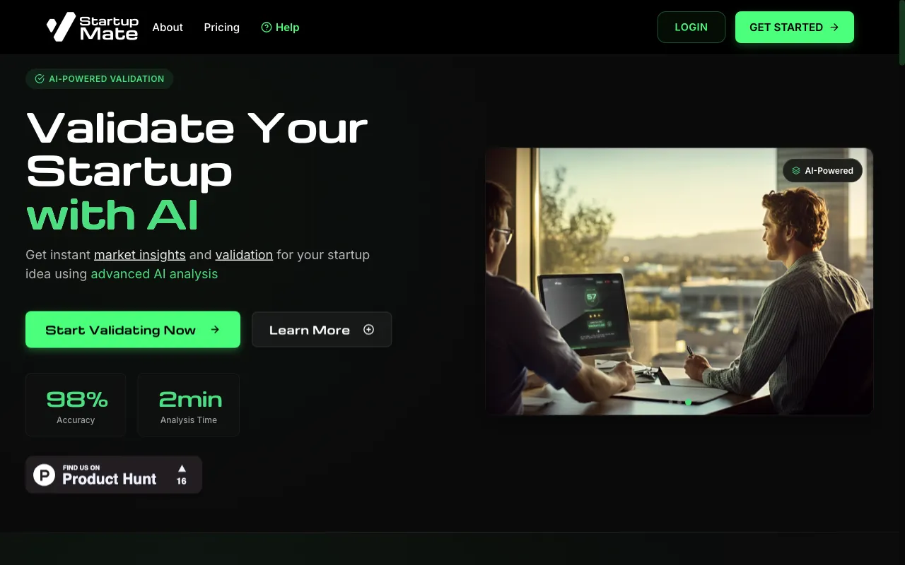 StartupMate — preview screenshot