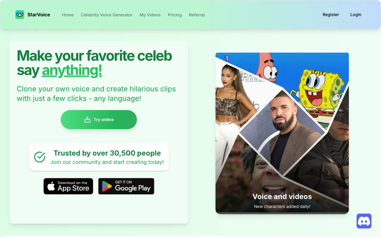 StarVoiceAi — preview screenshot