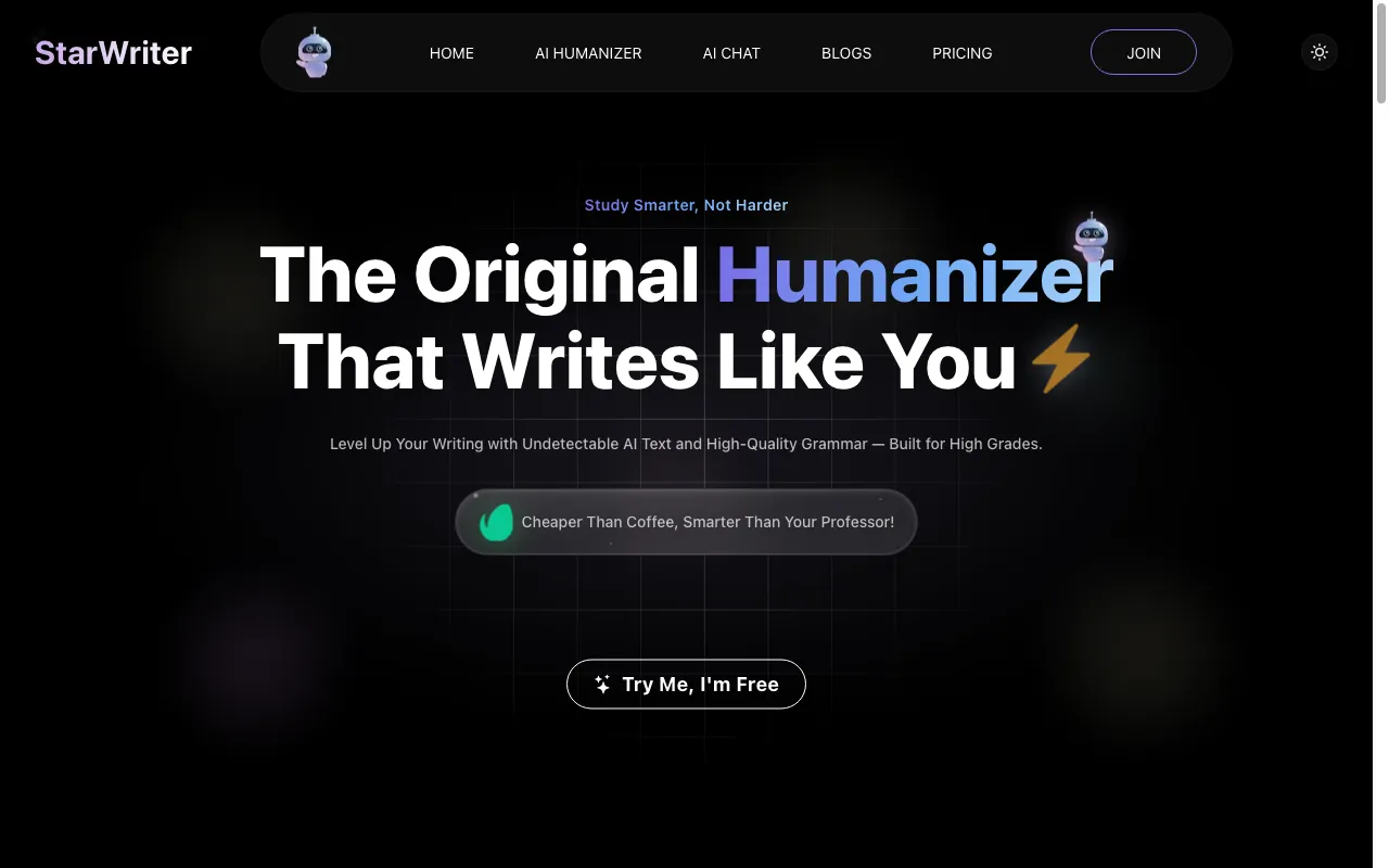 StarWriter AI — preview screenshot