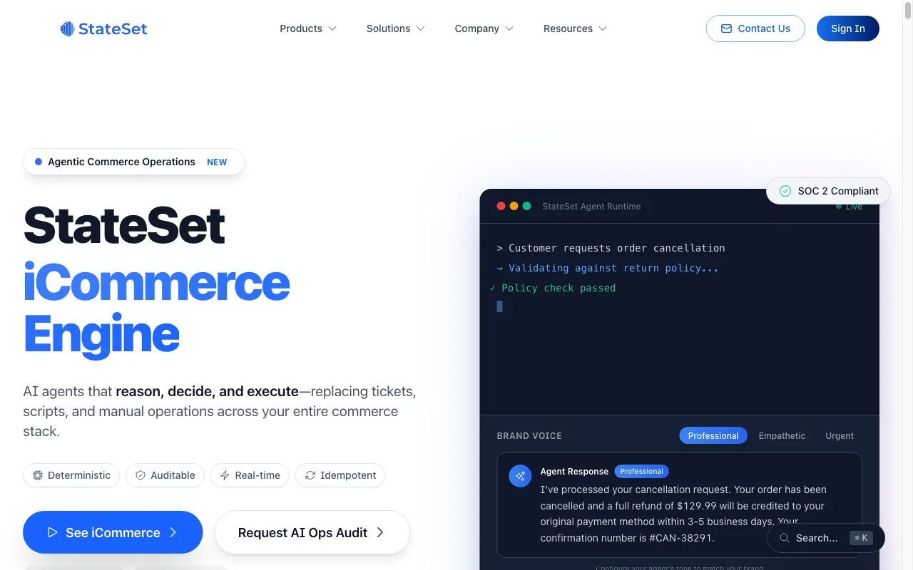 stateset.io — preview screenshot