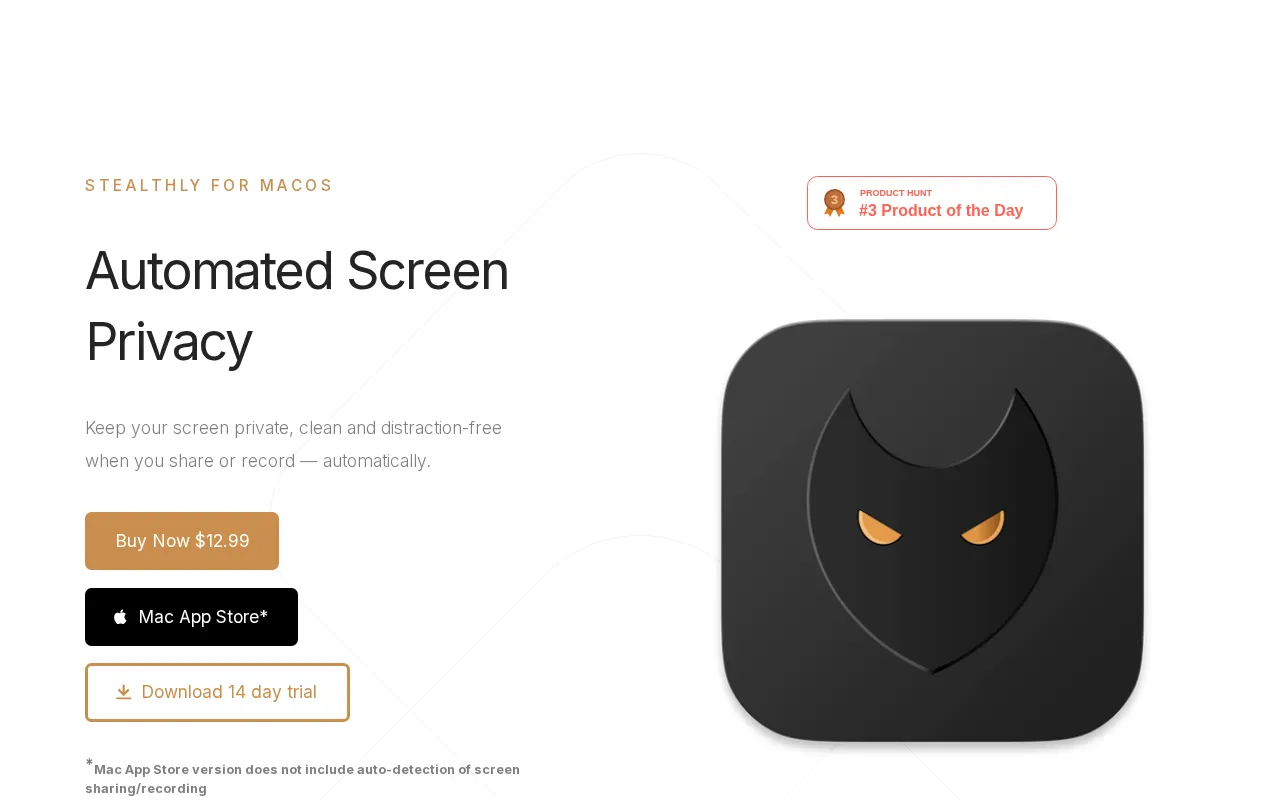 Stealthly for macOS — preview screenshot