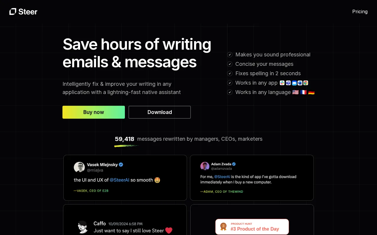 Steer — preview screenshot
