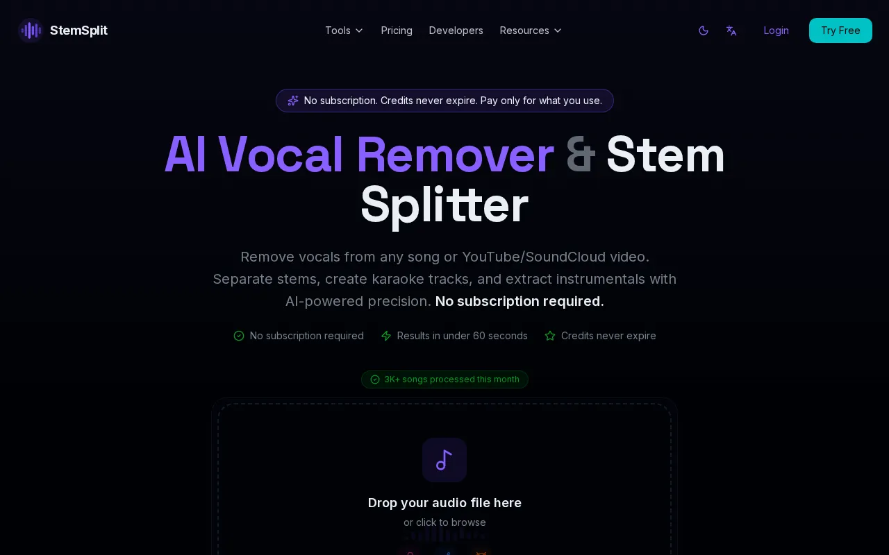 Stemsplit — preview screenshot