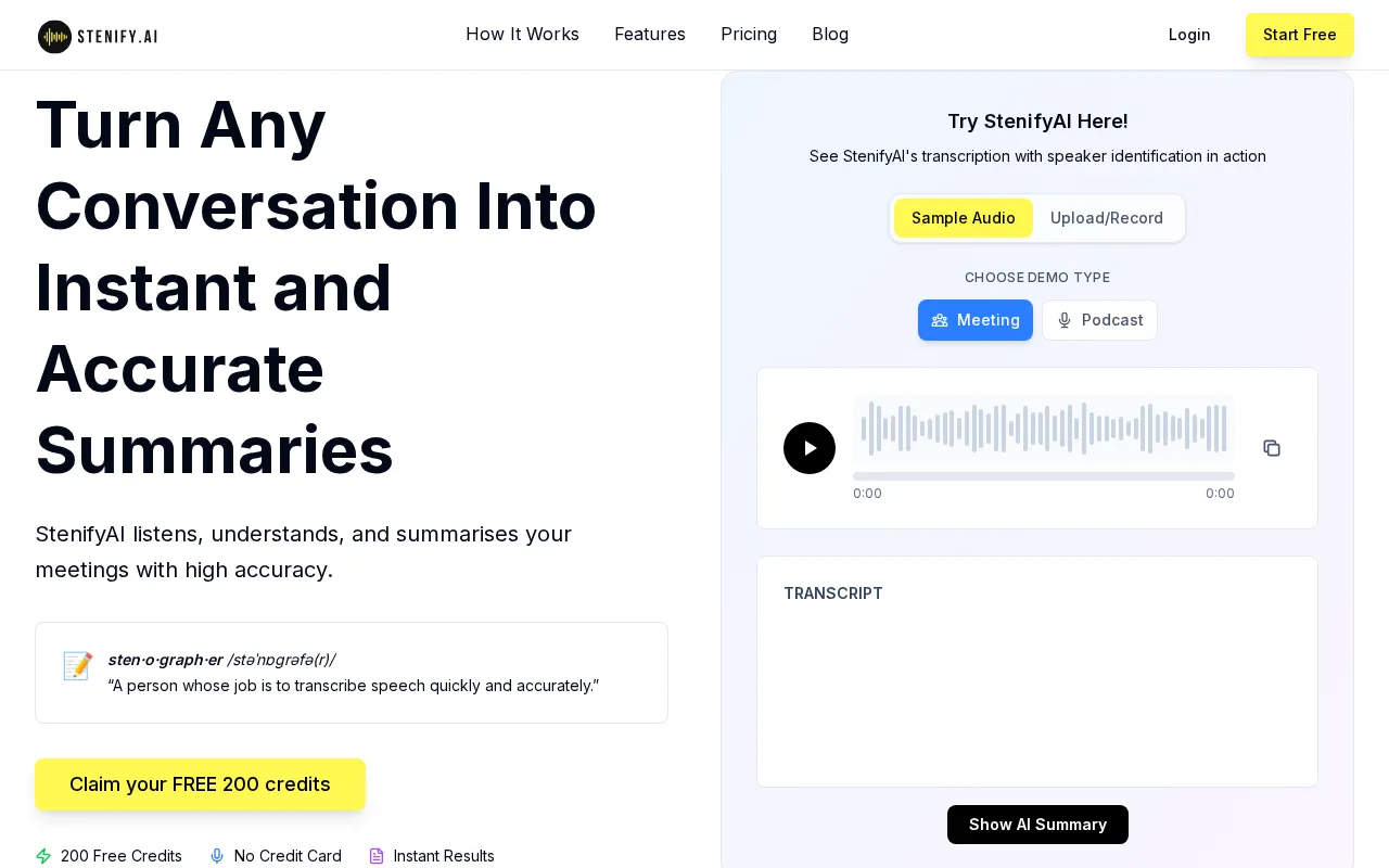 StenifyAI — preview screenshot