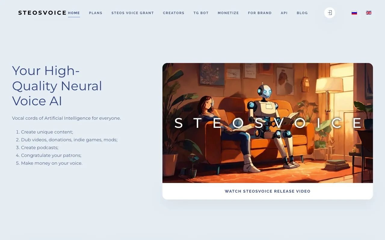 SteosVoice — preview screenshot