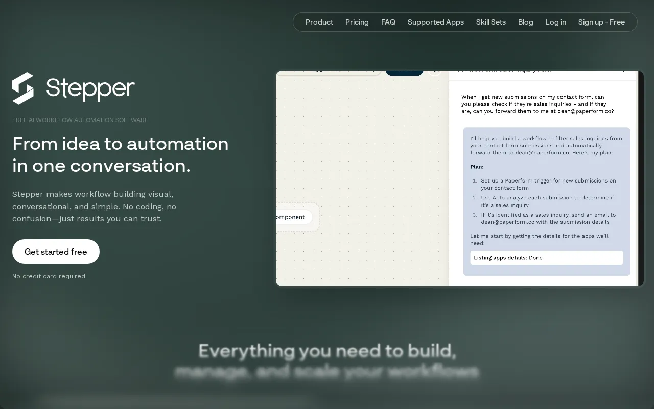 Stepper — preview screenshot