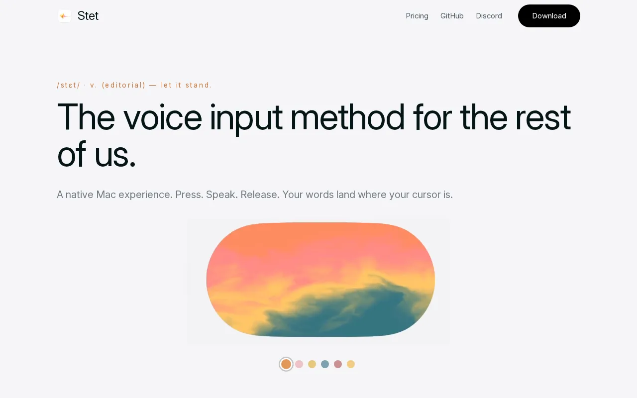 Stet — preview screenshot