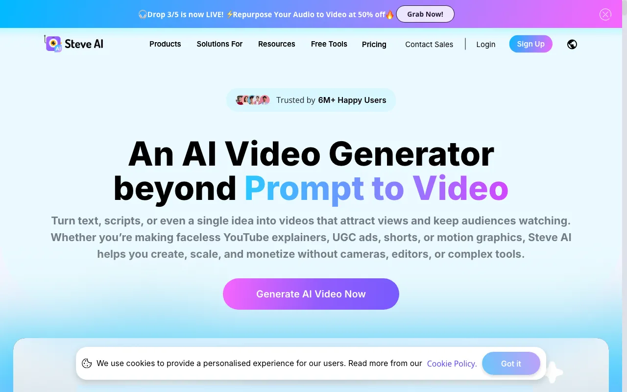 Steve AI — preview screenshot