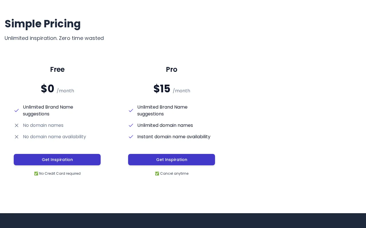 StickyBrand — pricing page